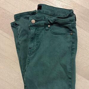 Liverpool Los Angeles Green Ankle Skinny Jeans